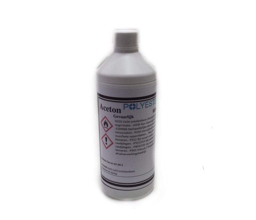 slank marge Allergisch Reinigingsmiddel (aceton) - 10 Liter | Polyestergigant.nl